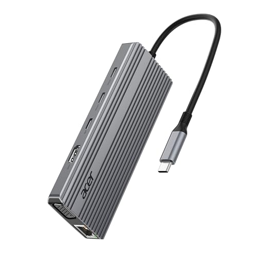 Amazon.co.jp: Acer USB C ハブ【11-in-1 Dual Display】ドッキング